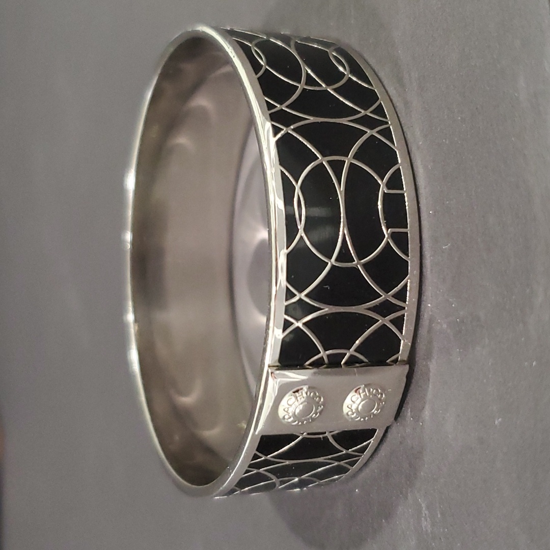 Coach Signature Enamel Bangle Bracelet